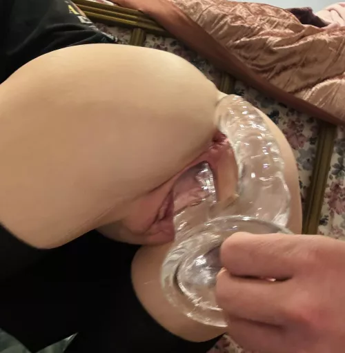 Massive dildo gape in my tight holes  by sunnyislands23