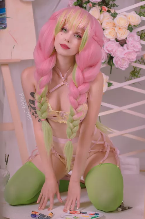 Mitsuri Kanroji cosplay by Peppy_cos by peppy_cos