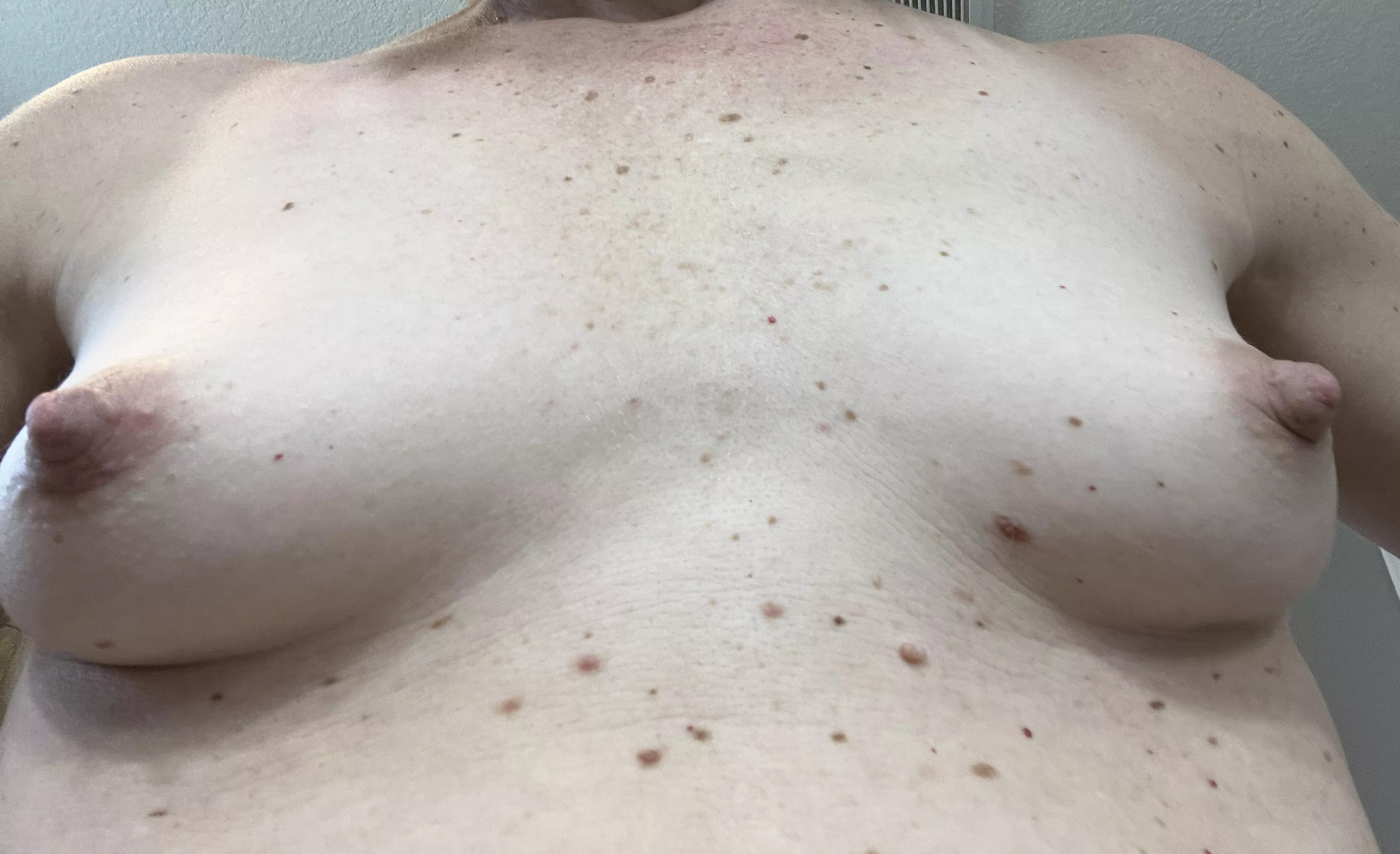 My tiny tits may be getting better with age. 43 yr old MILF.  posted by fansforfitnessnw