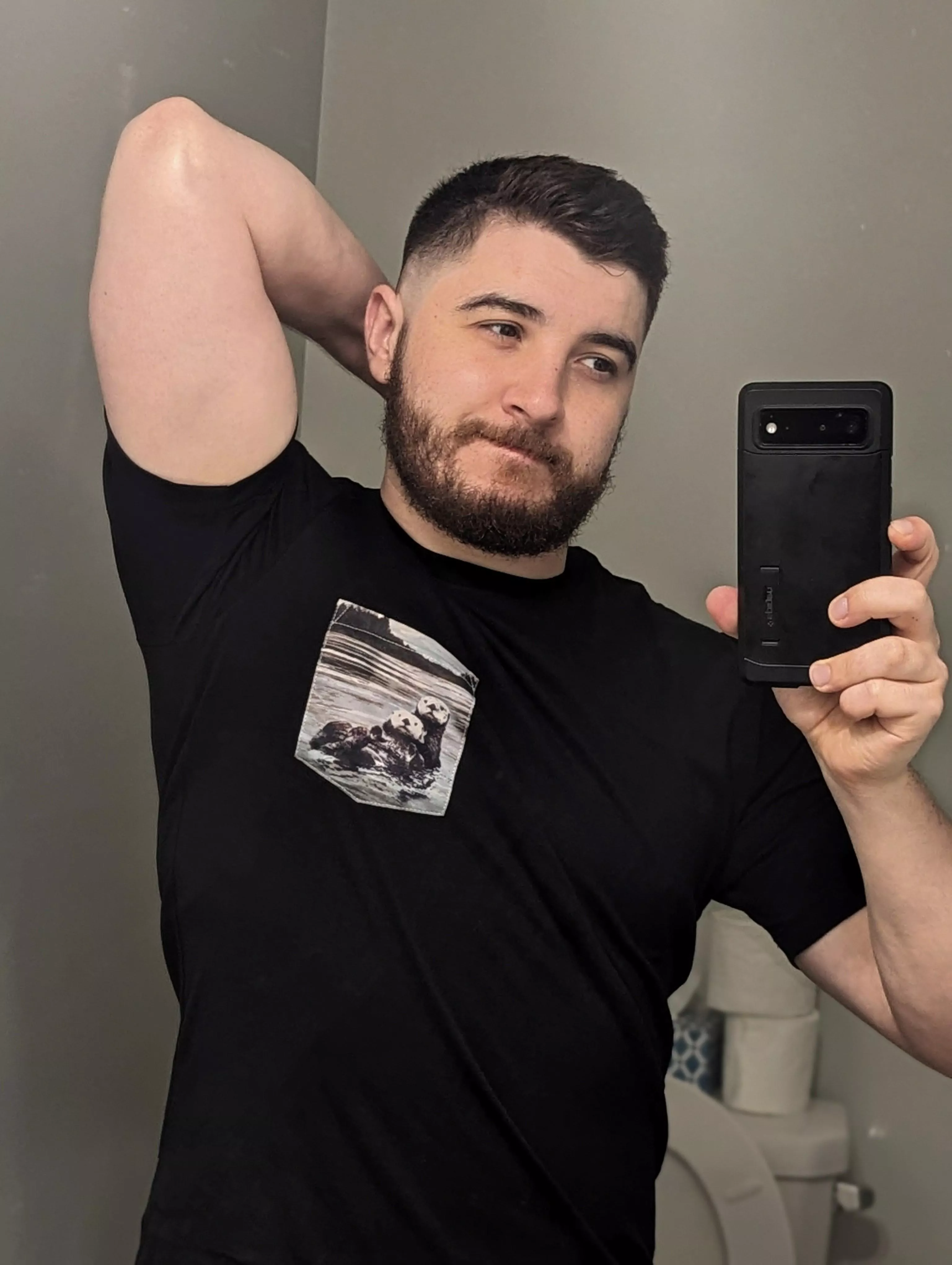 New haircut, new shirt! 🦦 posted by ABunchOfBen