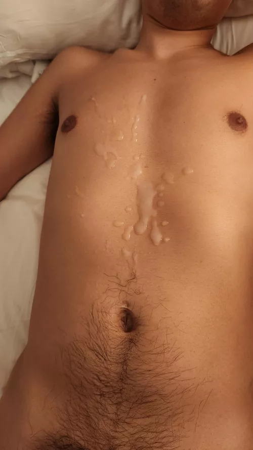 Painted his chest  by uncut_irish