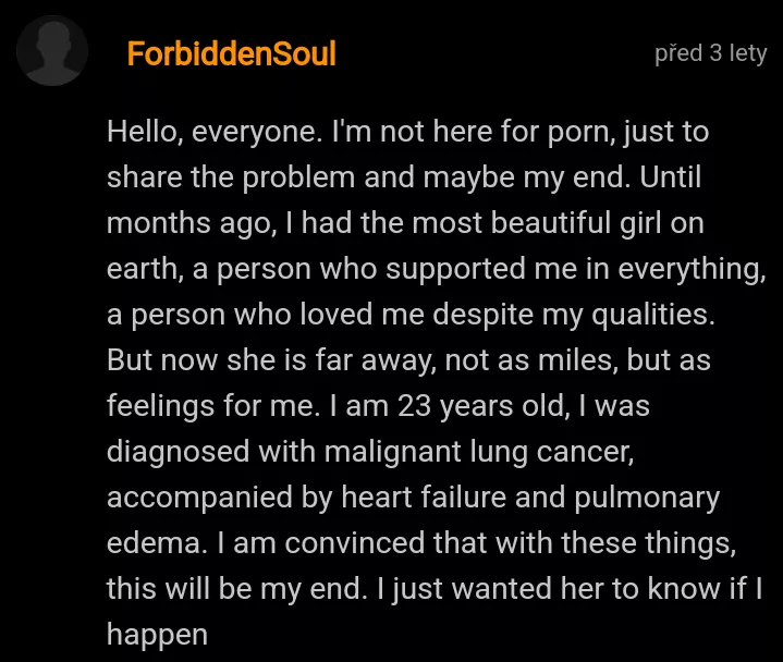 Sad one posted by Current_Fig_8976