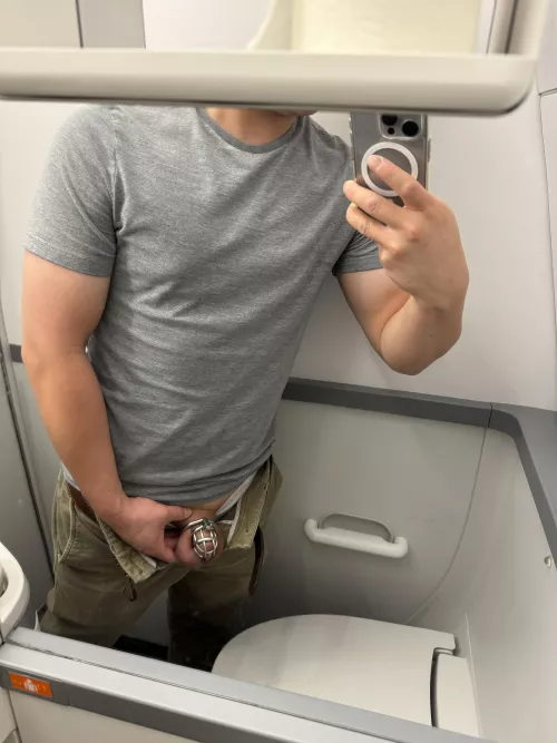 The Anti-Mile High Club by chastitybitch