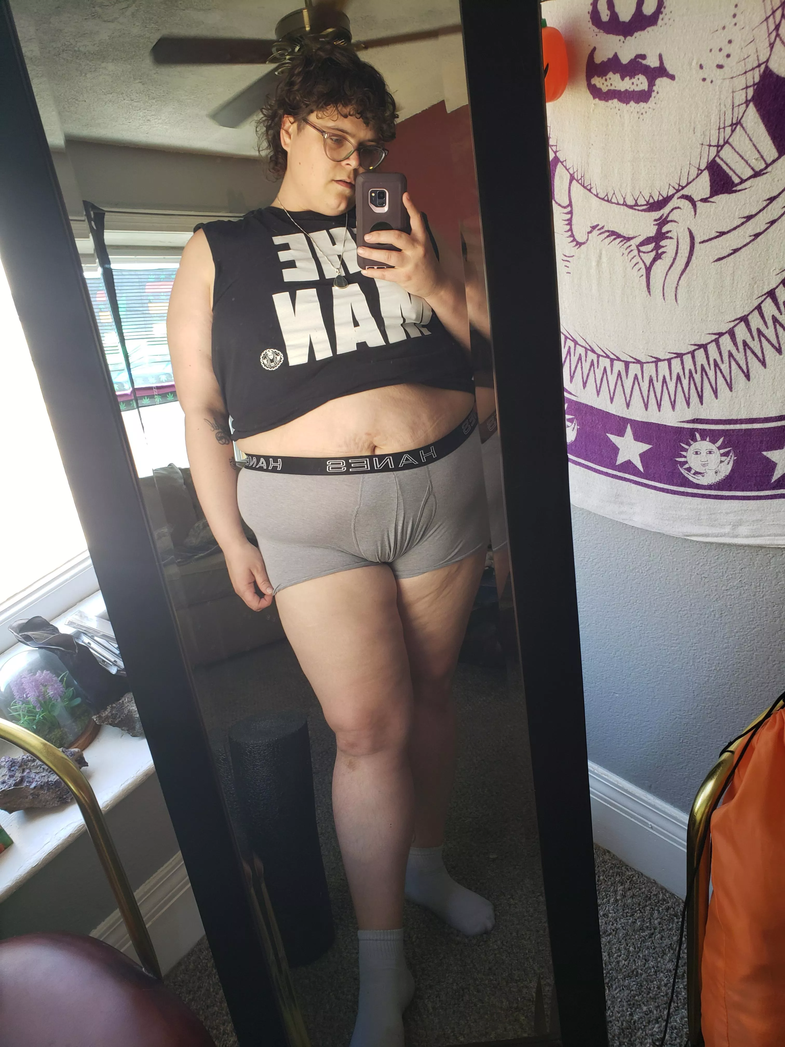 These new boxers & my new mirror are a great combo posted by buffbilly420
