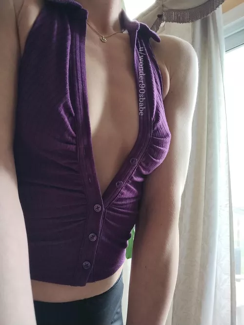 This may be the perfect shirt to wear Braless  by Wonder90sbabe