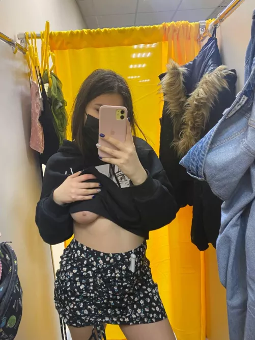 Trying on a new outfit by CharmBaby_Mom