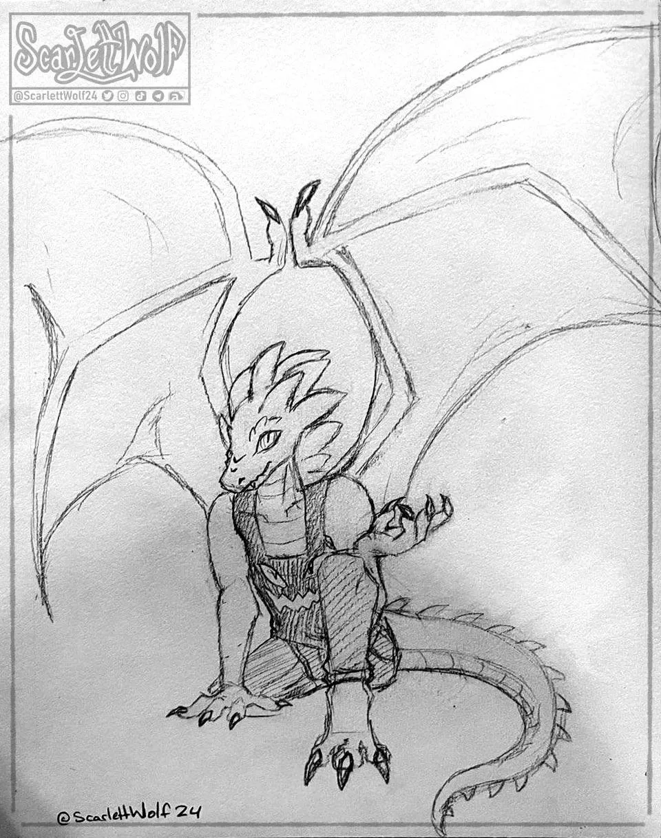 Wings out! 🐉 posted by scarlettwolf24
