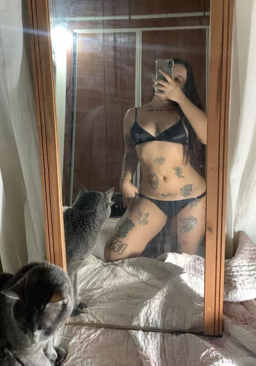 with my number one fan🖤 by nnattassha