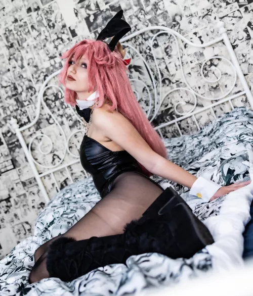 Yae miko bunny by me (Genshin impact) by Paula_is_sleeping