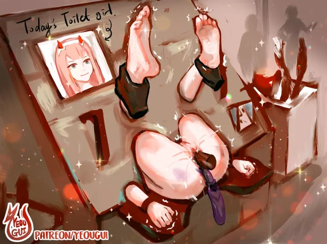 Zero two is the hole of the day by SoManyCookies