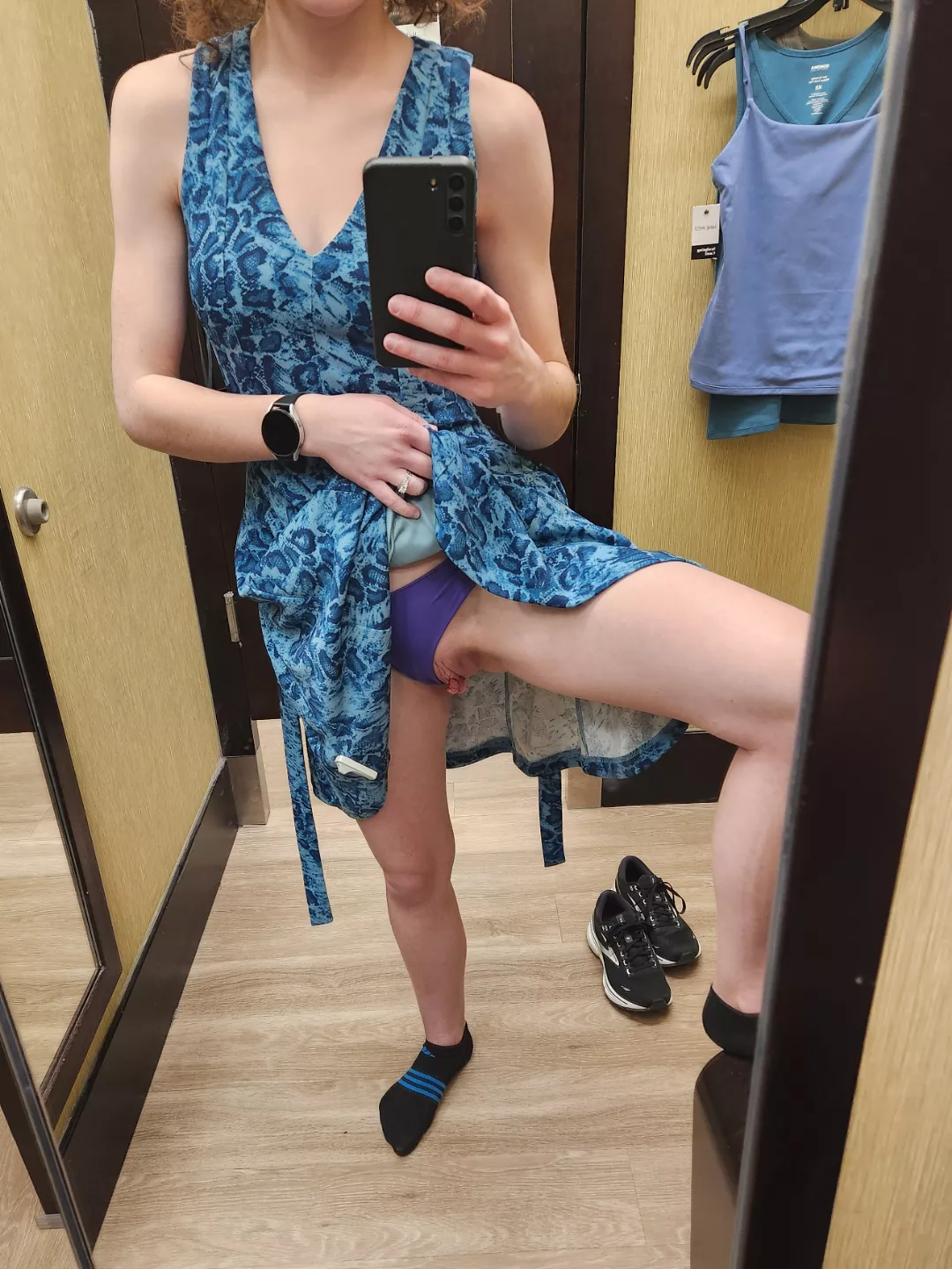 A little flashing in the dressing room  posted by She-is-My-Unicorn