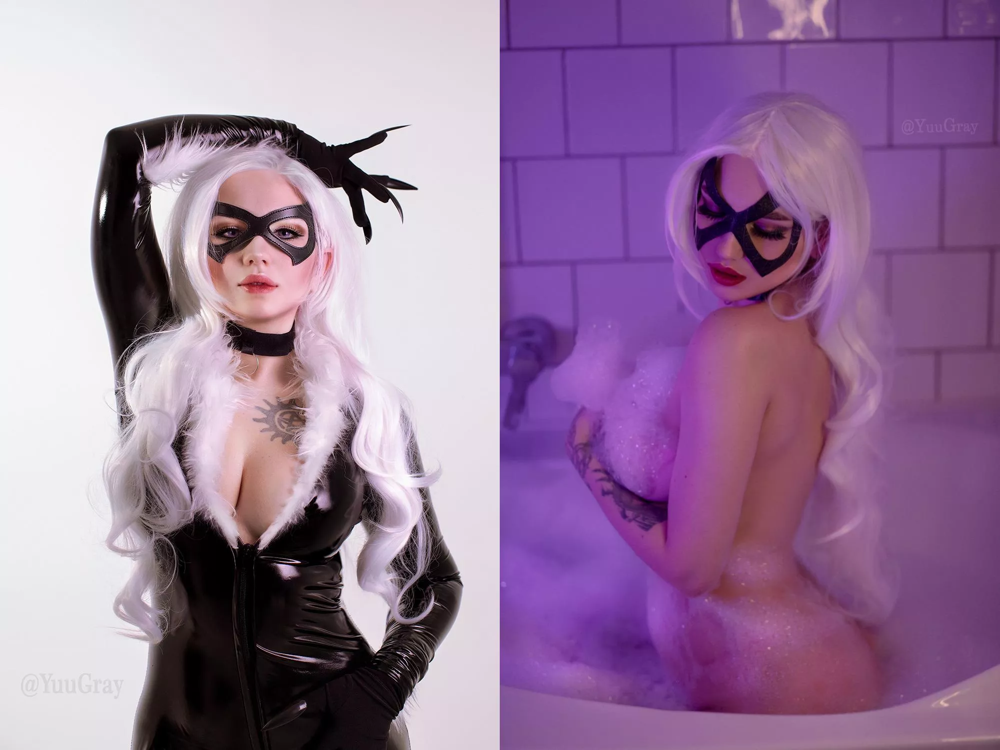 Black cat Marvel Comics by YuuGray posted by YuuGray