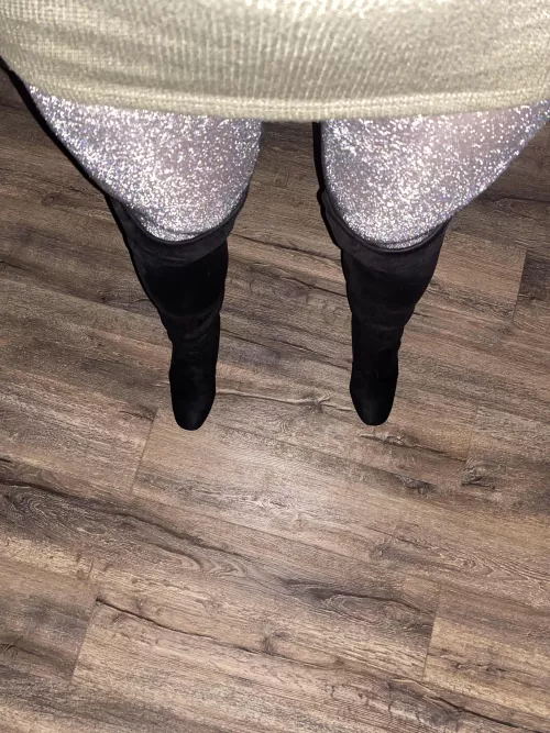 Boots and lurex by DinaSecret