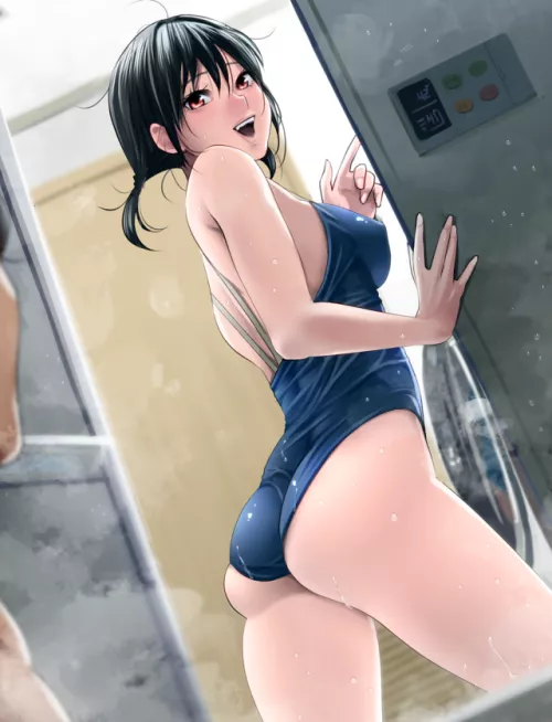 Caught you looking! by No1SwimsuitEnjoyer