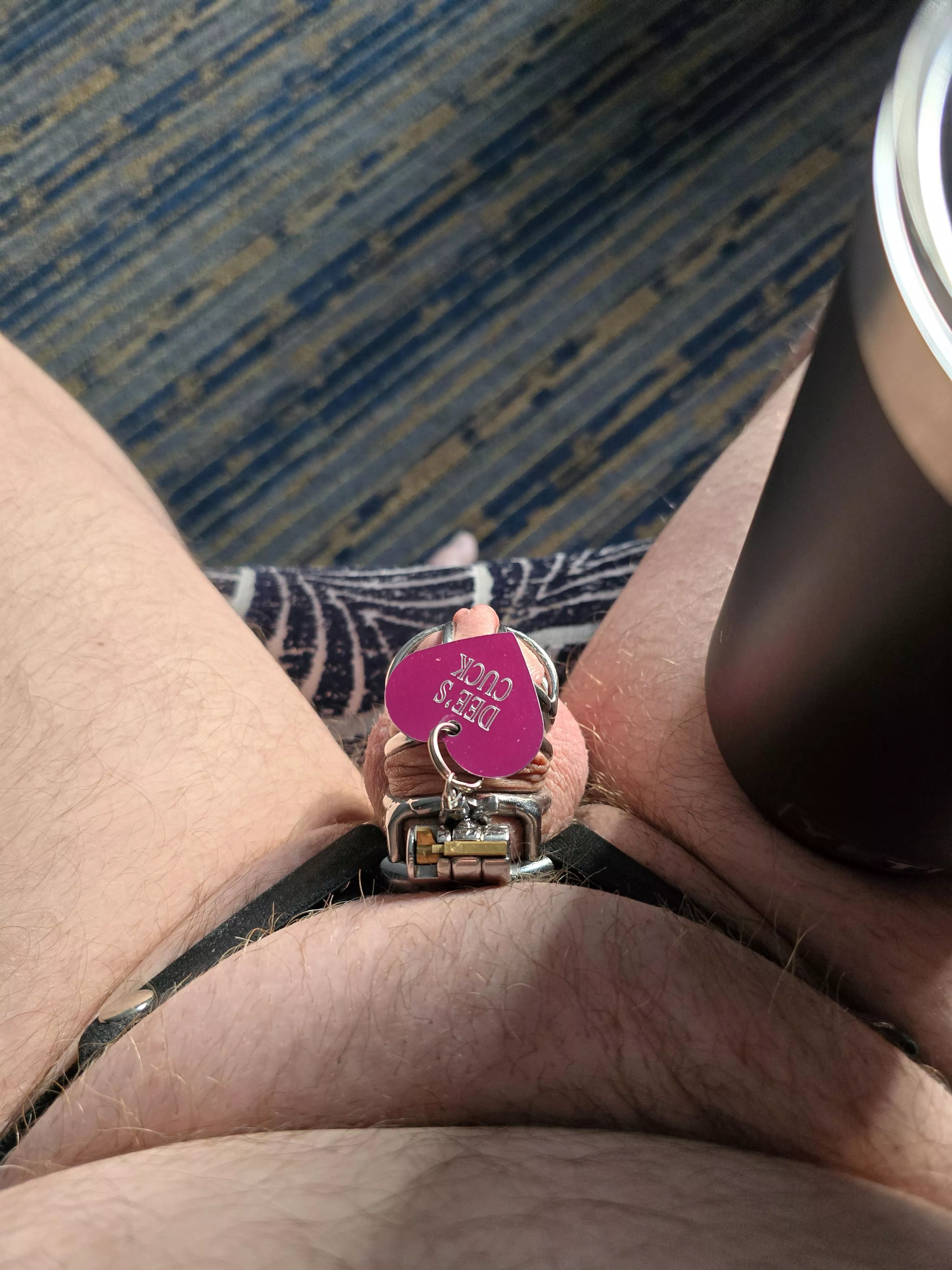Early morning coffee and chastity... posted by Extra4Extra