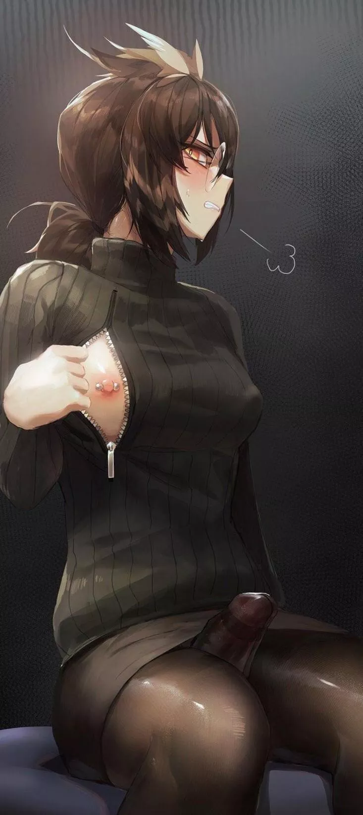 Flashing a titty and a little something else posted by swordmaster2222