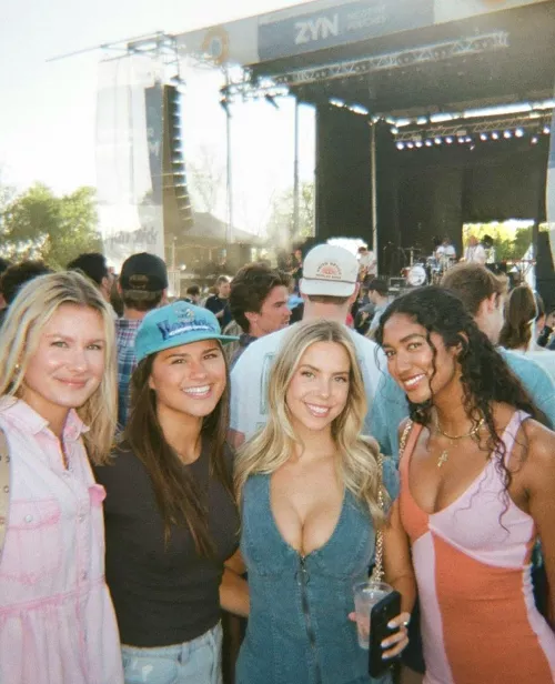 Four young friends at a music festival💯🔥 by TheCountDanny77Koker