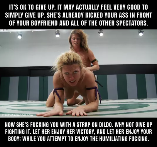 Give up and enjoy the humiliation  by PottyCaptions