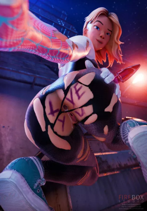 Gwen Stacy [Marvel] (FireBoxStudio)  by Kyoto709