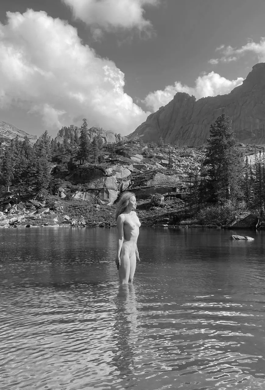 I undressed on a public lake. My boobs look great outdoors, don't you agree? posted by Cross-Miniature396