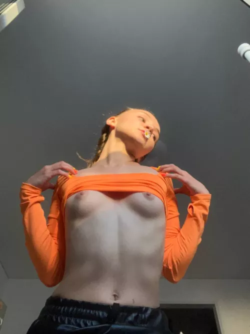 I undressed on a public lake. My boobs look great outdoors, don't you agree? by Cross-Miniature396