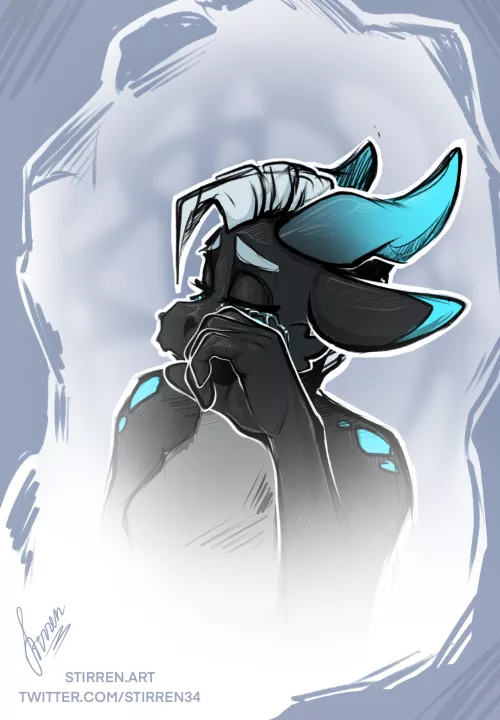 It's okay to cry sometimes (art and character by me) by stirren34