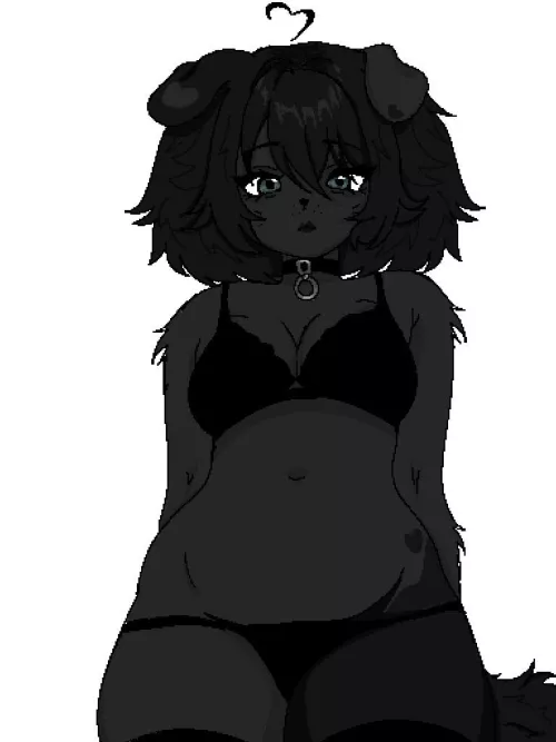 Made a fursona what do u guys think 😏🤍 by Cuteezie