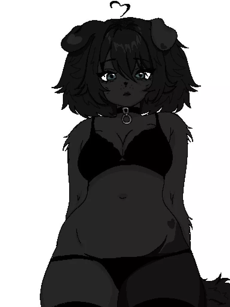 Made a fursona what do u guys think 😏🤍 posted by Cuteezie