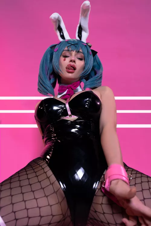 Miku Hatsune Rabbit hole cosplay (Shadory) by Shadory-cospay