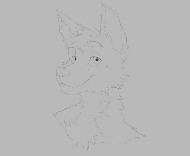 Teddy Cooper's icon is in progress, currently in line art. He's a friendly wolf, reflecting his personality in simple and expressive traits. Soon, it'll be ready as a profile picture, transmitting captivating energy to all who see it! Hope you like it by TeddyCopper