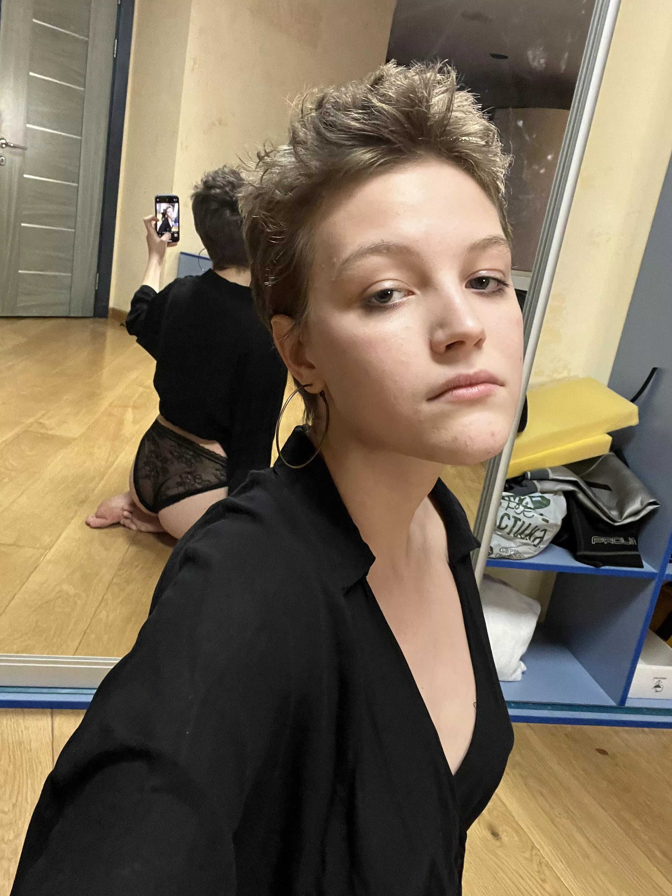 Tired in front of the mirror  posted by Vas_an_Lin