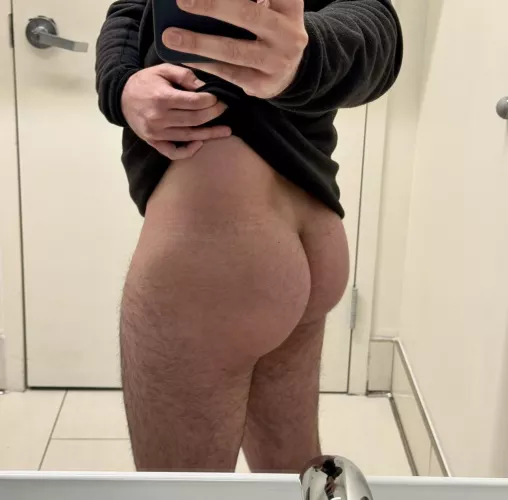 Took a quick pic in the work bathroom 🍑 (24) by Hot-Indication-6857
