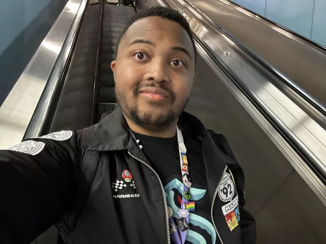 Was repping Mario Kart on my flight back from vacation! by HeftyAlbatross96