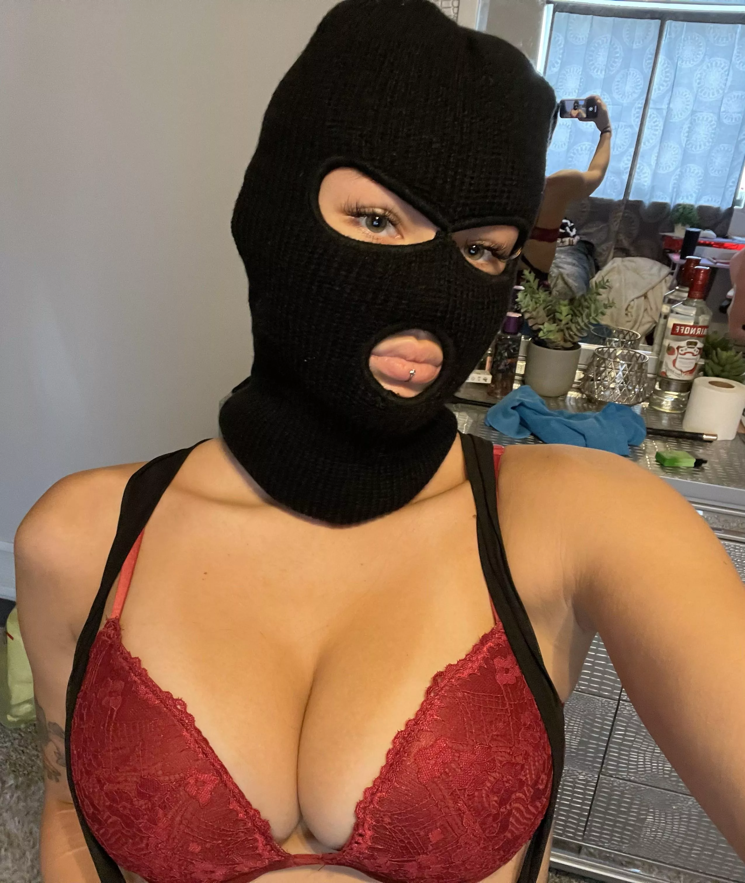 Would you fuck me with my balaclava on? X posted by Freakyandsneaky23