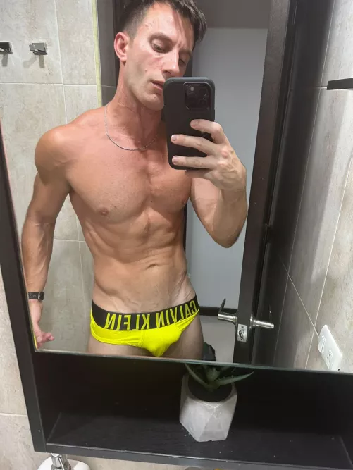 Yellow Calvins by Hstud97