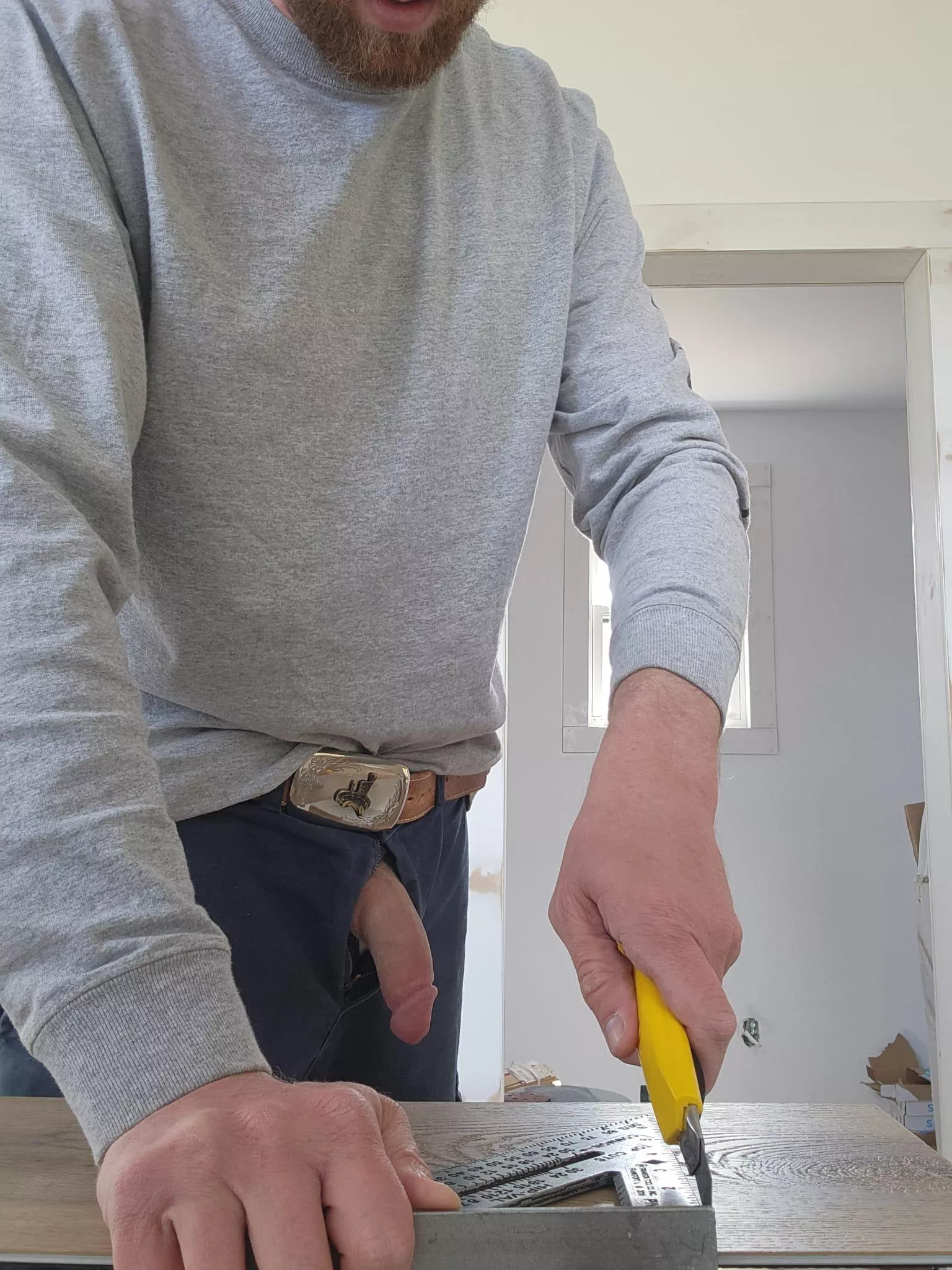 [38] It was a hot day and he needed some air posted by CutCarpenter