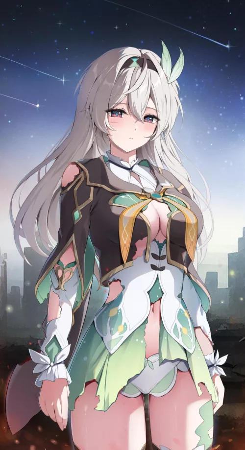 Accidentally burnt her clothes by marxsander2016