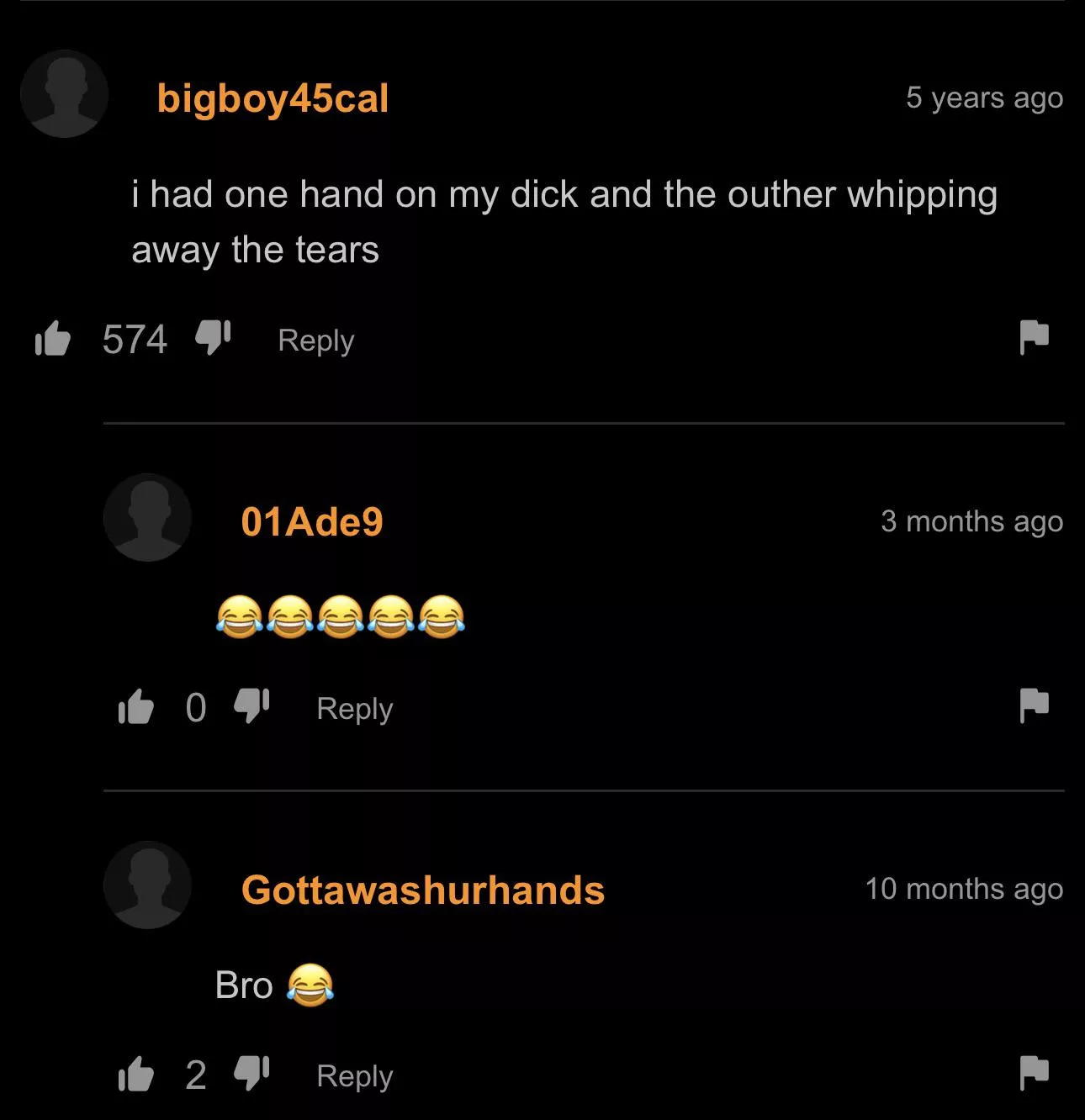 Aye can someone grab bro some tissues? posted by Come-for-Megatron