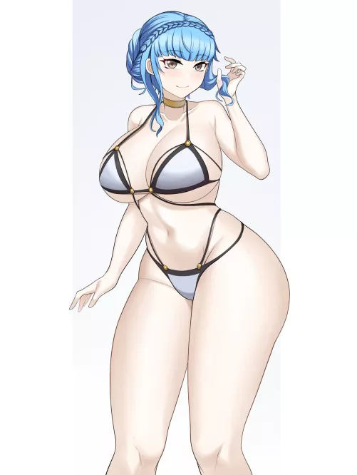 Bikini Marianne (By @azuran_0) [Commission] by AegisDriver626