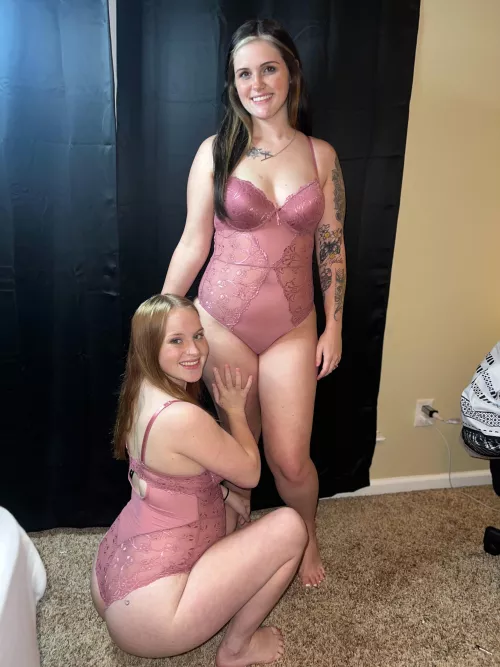 Double the pregnant pussy! Would you fuck us? by Fantastic-Manager-30