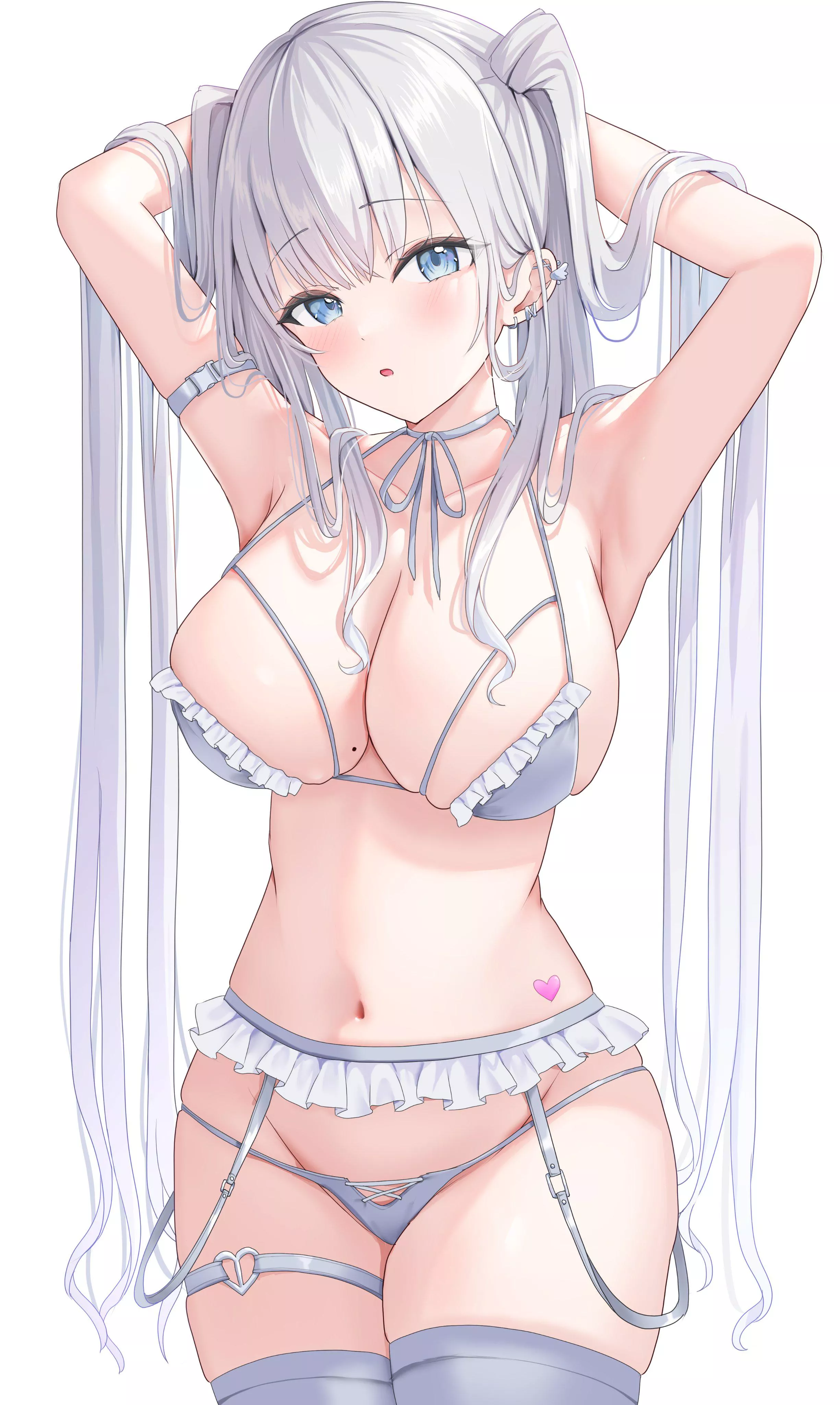 Fixing up her hair posted by marxsander2016