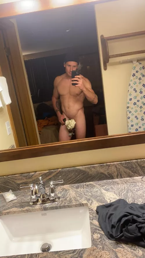 flowers 🌺 are always a nice touch by Orangeflyr33