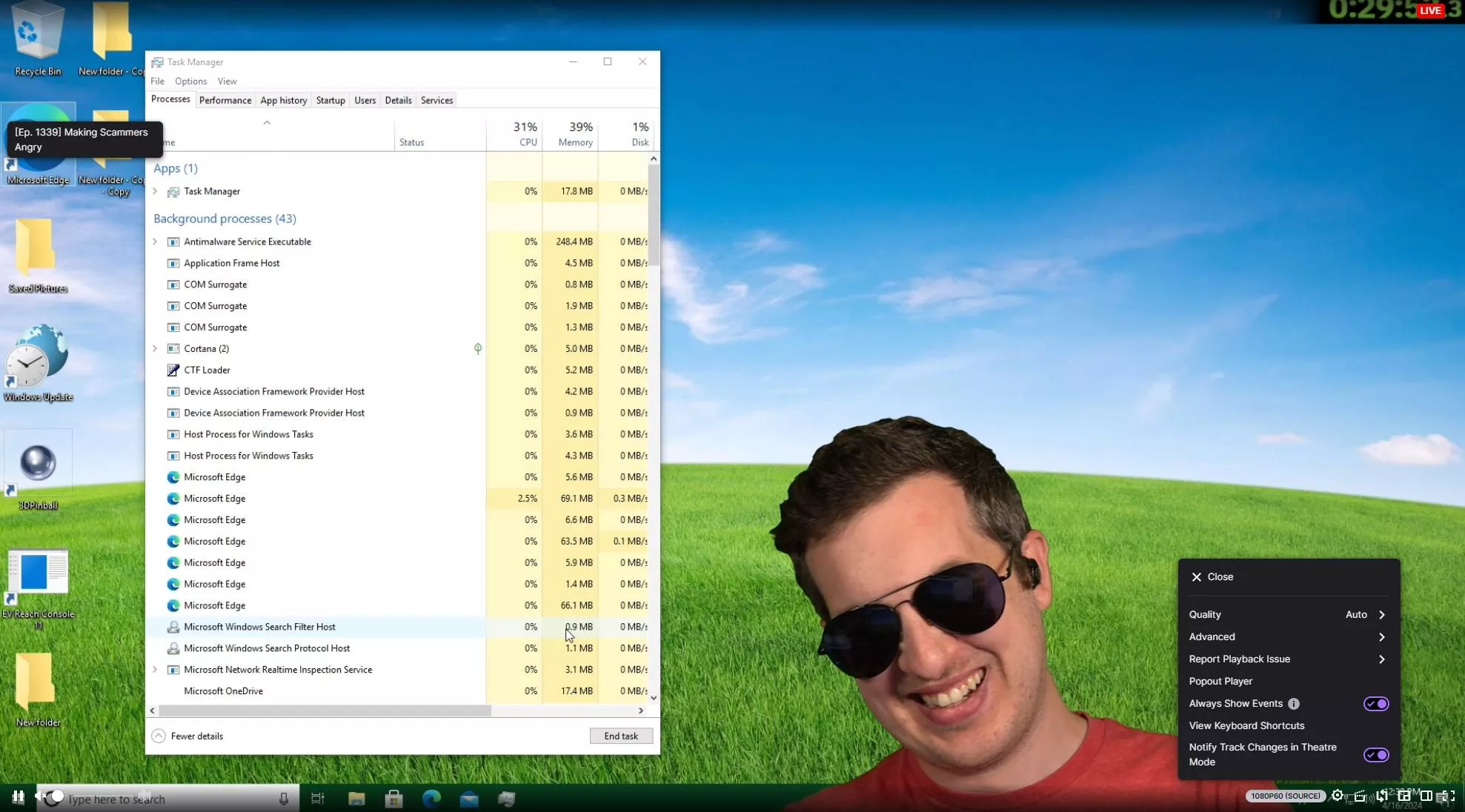 For some reason, whenever I load a stream it automatically expands the settings cog/button. This happening to anyone else? posted by Watergrip