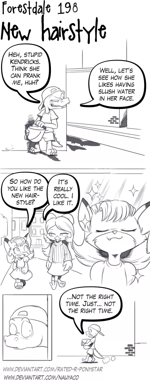 Forestdale 198: New Hairstyle (By Nauyaco and Talos Lives) by christhegamer96