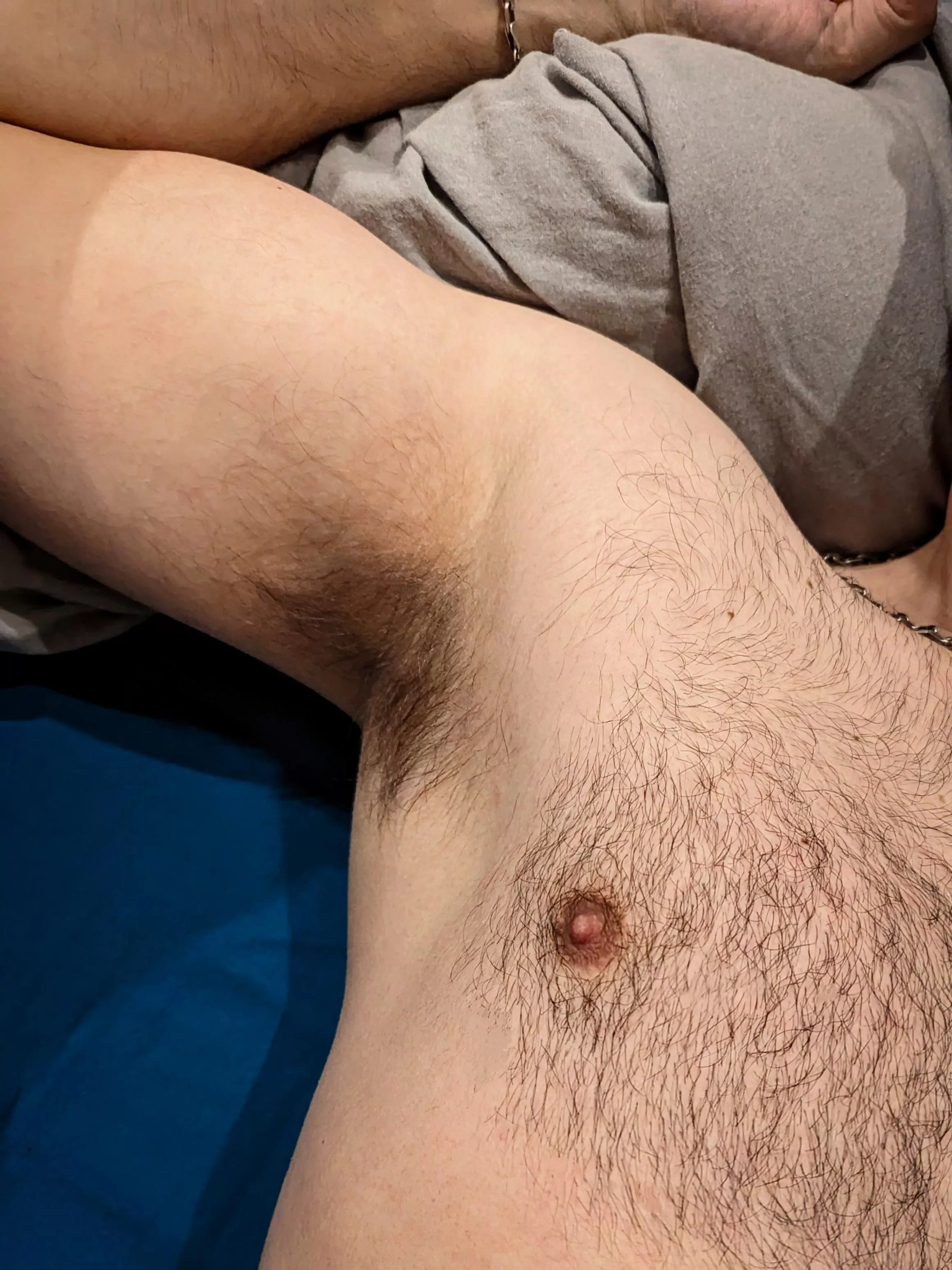 French guy laying in bed after working out posted by frenchguydoesporn