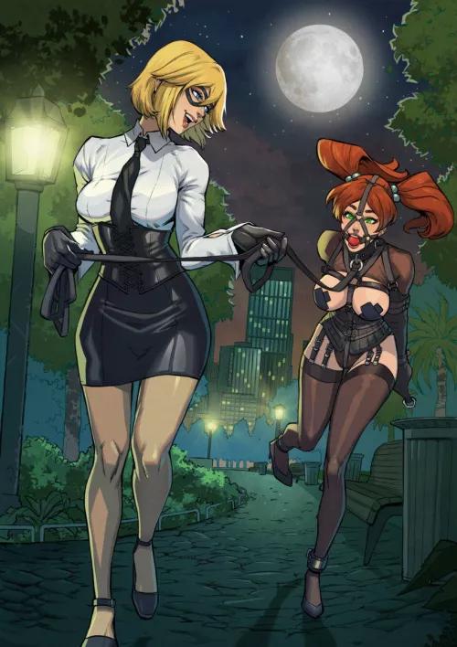 Going for a lovely walk in the moonlight (Danusko) by HypnoMisa