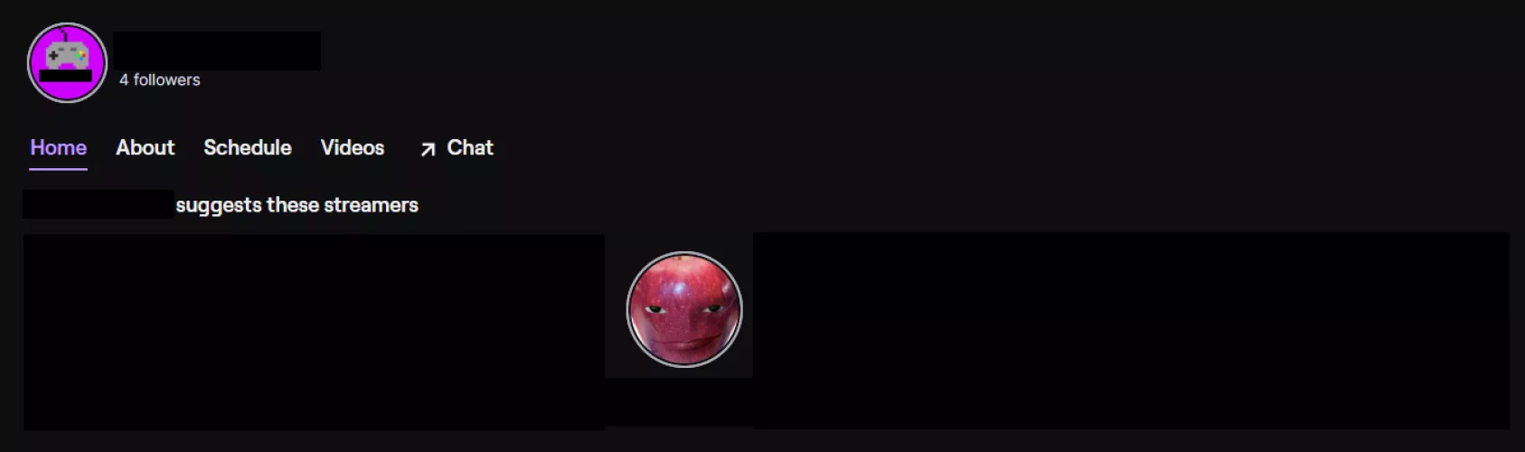 How do I remove myself from someone elses suggested streamers? by ImaNoiceGuy911