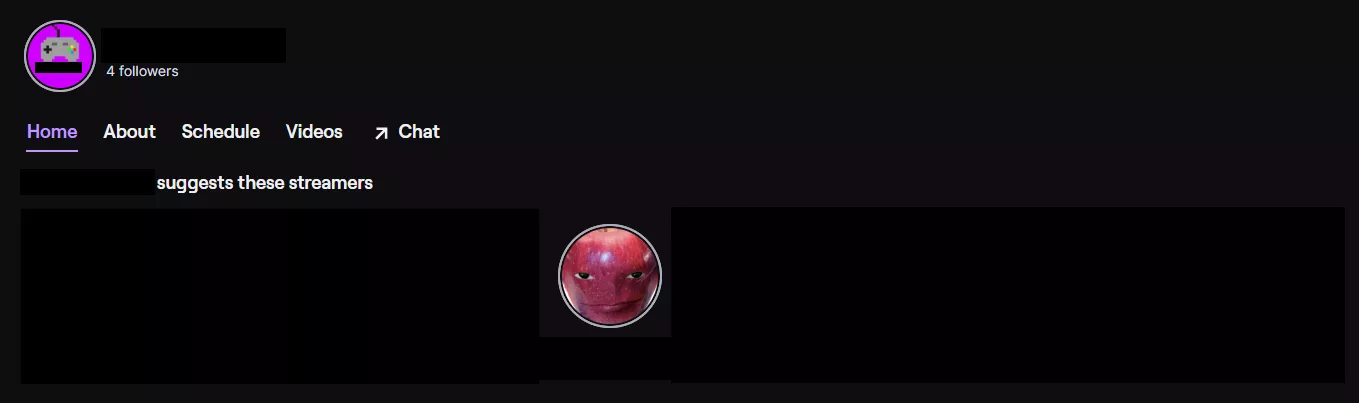 How do I remove myself from someone elses suggested streamers? posted by ImaNoiceGuy911