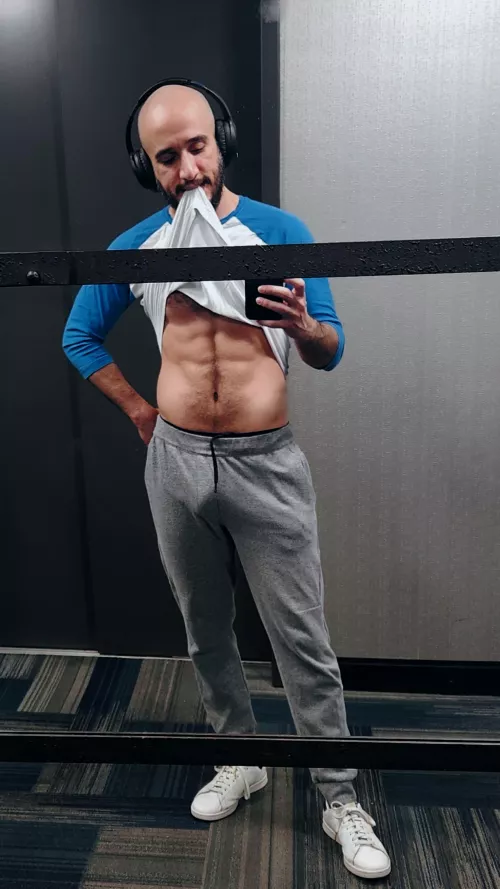 I heard you like gray sweatpants, but wouldn't you like them better on your bedroom's floor? by DanteVegaOF