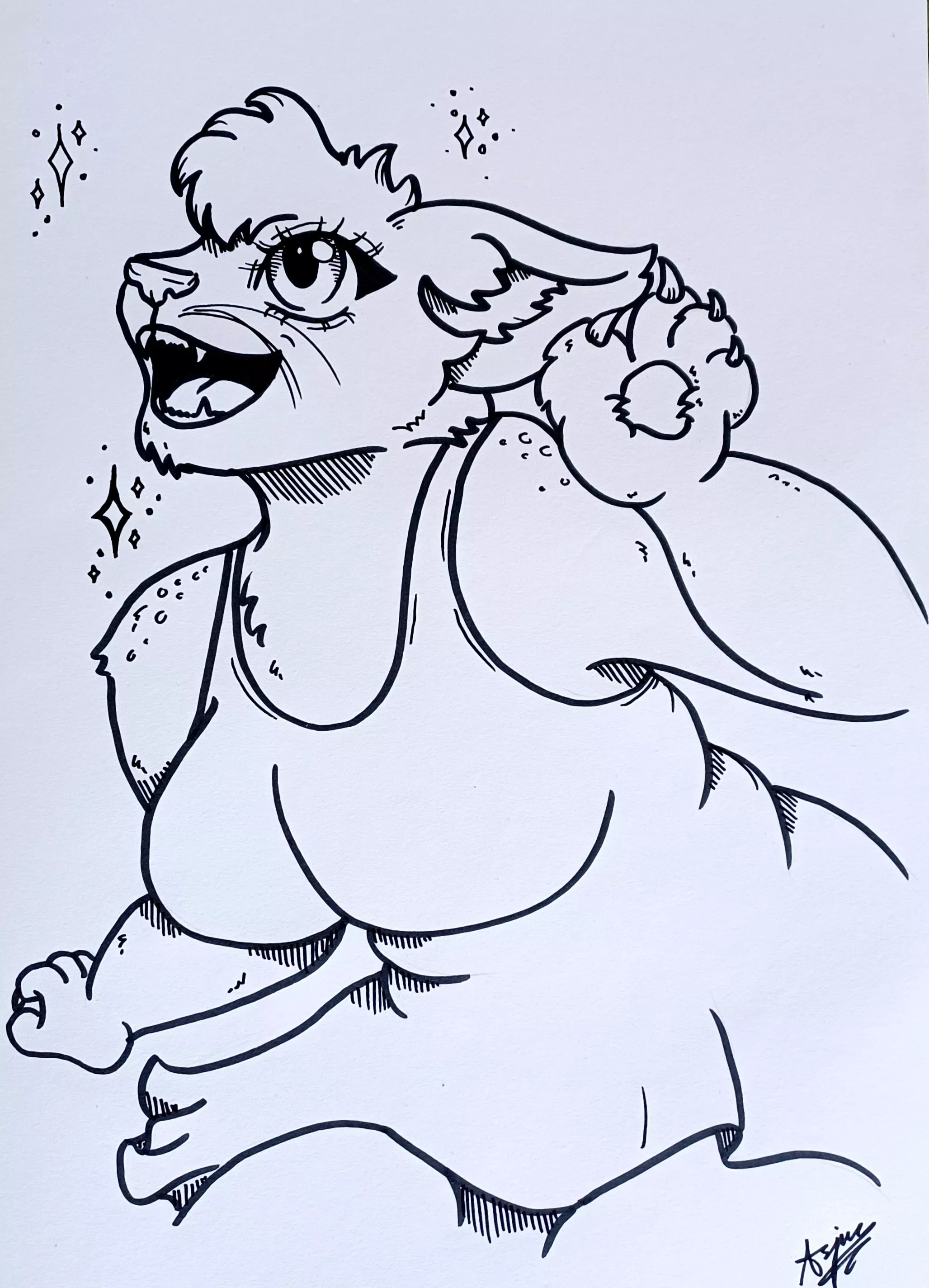 Ink sketc! posted by Asjacfurr